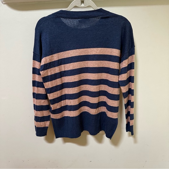 Madewell Lightweight Pocket Pullover Sweater in Stripe size XS - Picture 8 of 9